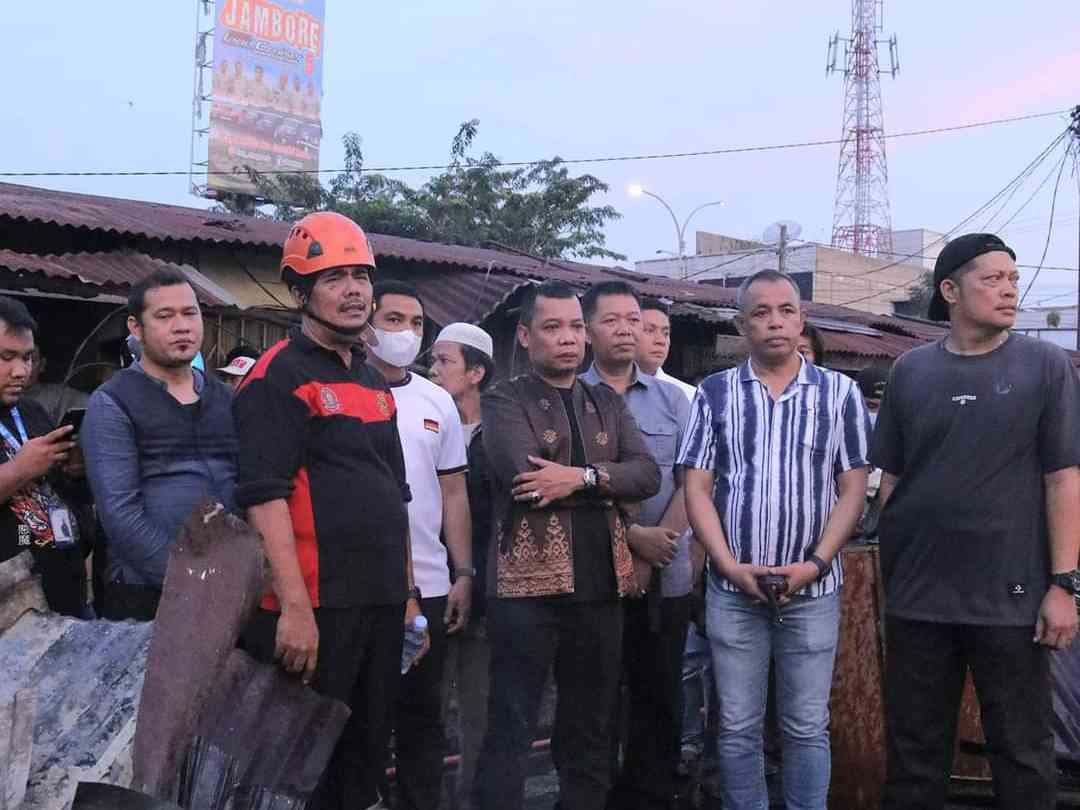 Pemko Pekanbaru Sigap Tinjau Kebakaran Pasar Cik Puan