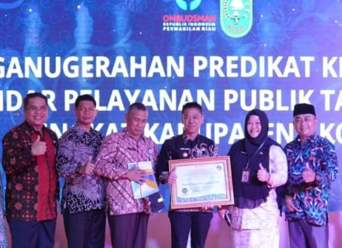 Pemkab Rohil Raih Predikat Kepatuhan Standar Pelayanan Publik 2022