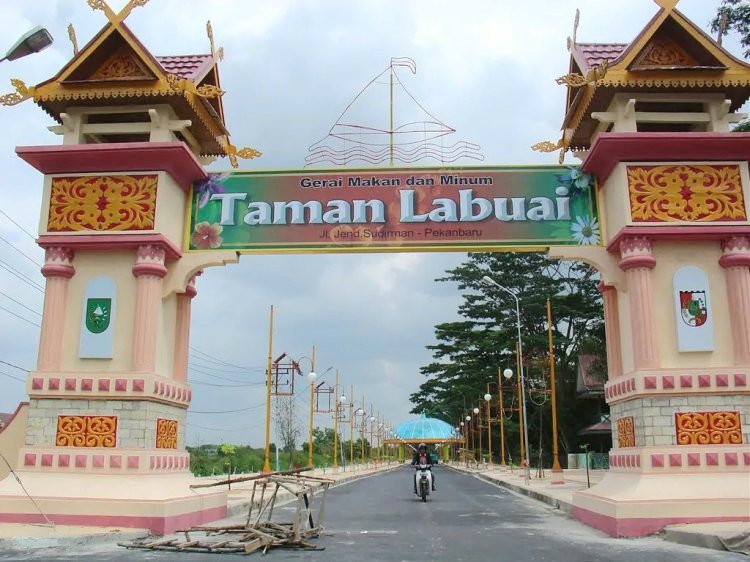 Taman Labuai Disulap Pemko Jadi Pekanbaru City Walk