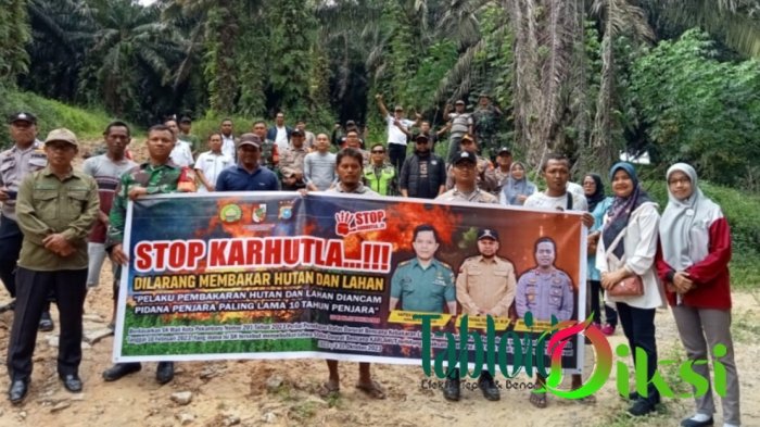 Laksanakan Sosialisasi Pencegahan Karhutla di Dua Kelurahan