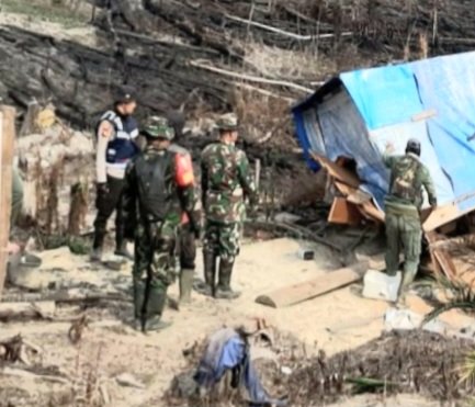 Belasan Pondok Perambah Hutan TNTN DirobohkanÂ 