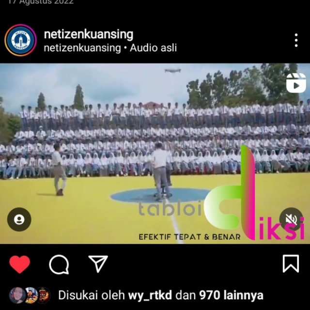 SMK Negeri 1 Teluk Kuantan Viral di Media Sosial Instagram dan Tiktok Dalam Video Angkatan 2023