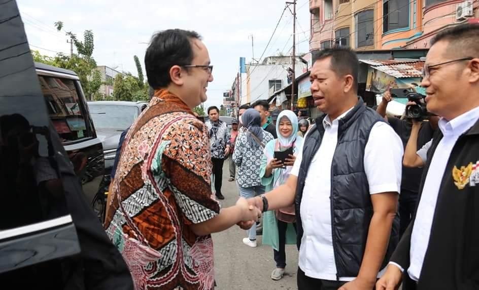 Sekdako Sambut Kunker Wamendag Tinjau Beberapa Pasar di Pekanbaru