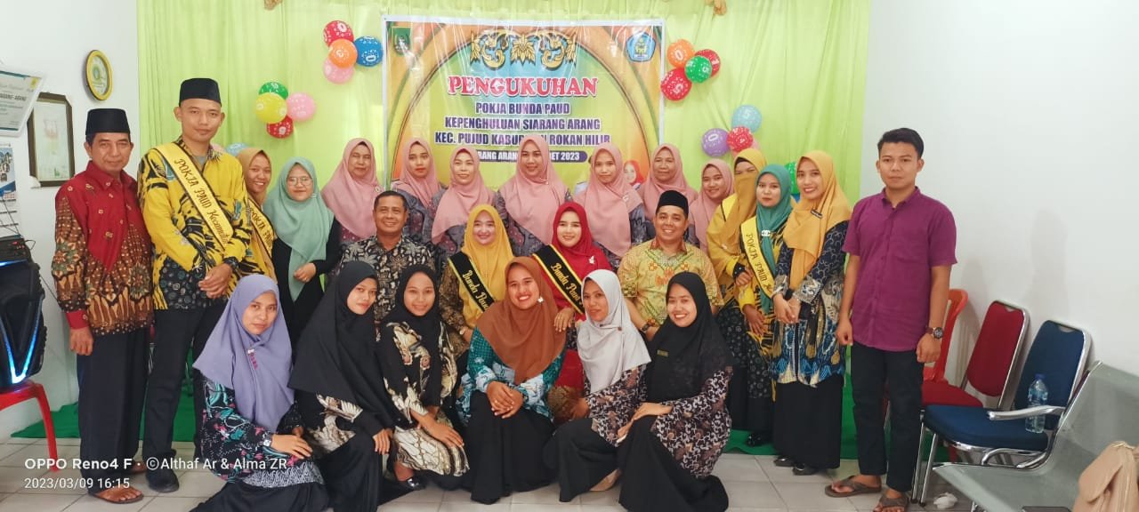 Resmi di Kukuhkan, Bunda Paud Siarang-arang Ucapkan Terimakasih