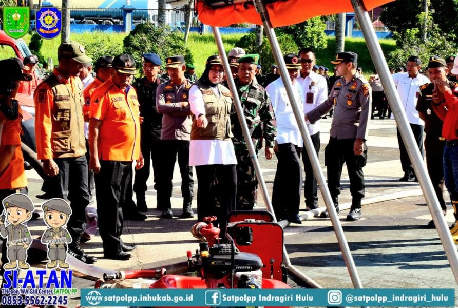 Pemkab Inhu Gelar Apel Kesiapan Pencegahan Karhulta