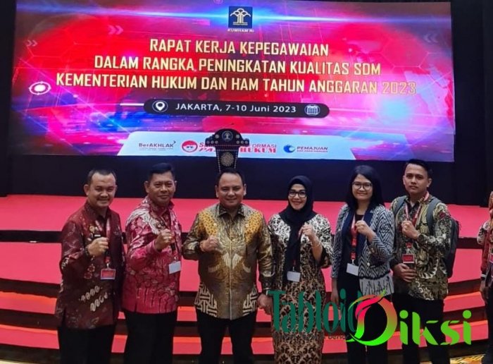 *KEMENKUMHAM Riau Ikuti Penutupan Rakernis Kepegawaian Tahun 2023, Berikut Catatan Pentingnya 