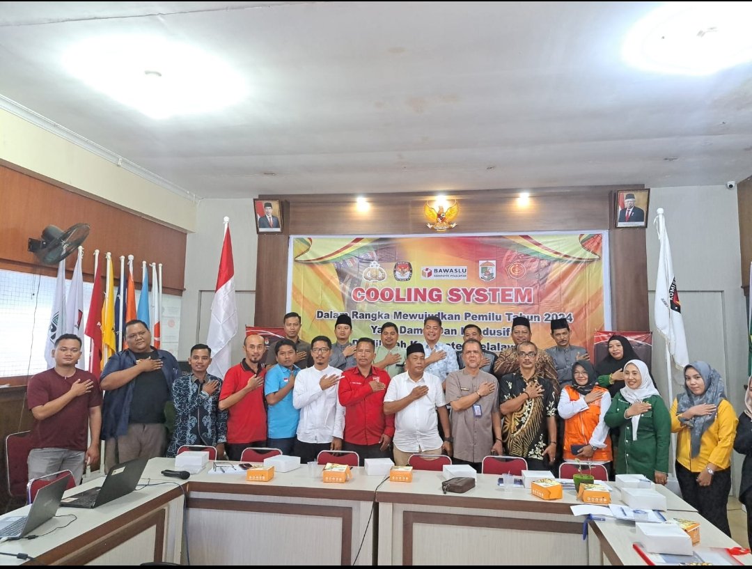 Polres Pelalawan Giat Cooling System Mewujudkan Pemilu 2024 Aman Damai Dan Kondusif