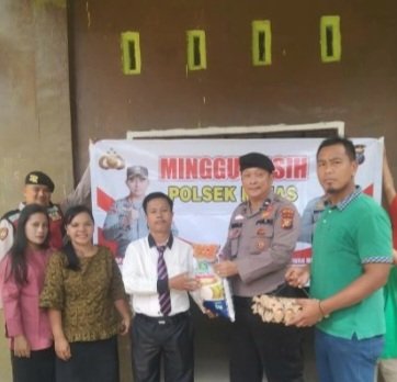 Polsek Minas Polres Siak Gelar Minggu KasihÂ 