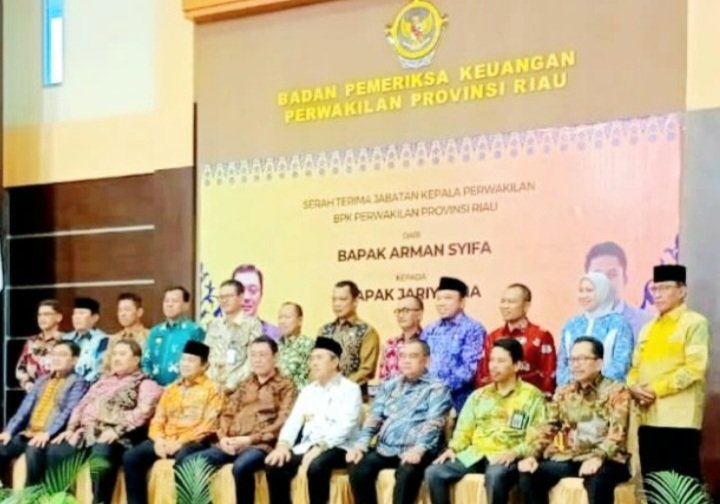 Kajati Riau Hadiri Sertijab Kepala BPK Perwakilan Provinsi Riau