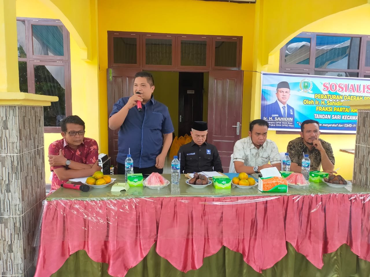 Sahidin Serap Aspirasi Masyarakat Desa Tandan Sari Perbaiki Infrastruktur 