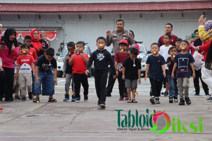 Polres Inhu Gelar Berbagai Lomba Cairkan Suasana Perayaan Kemerdekaan