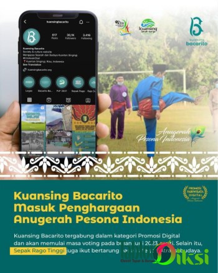 Berikut 2 Nominasi Masuk Kategori Budaya Kuansing Pada Ajang API Awards 2023!!
