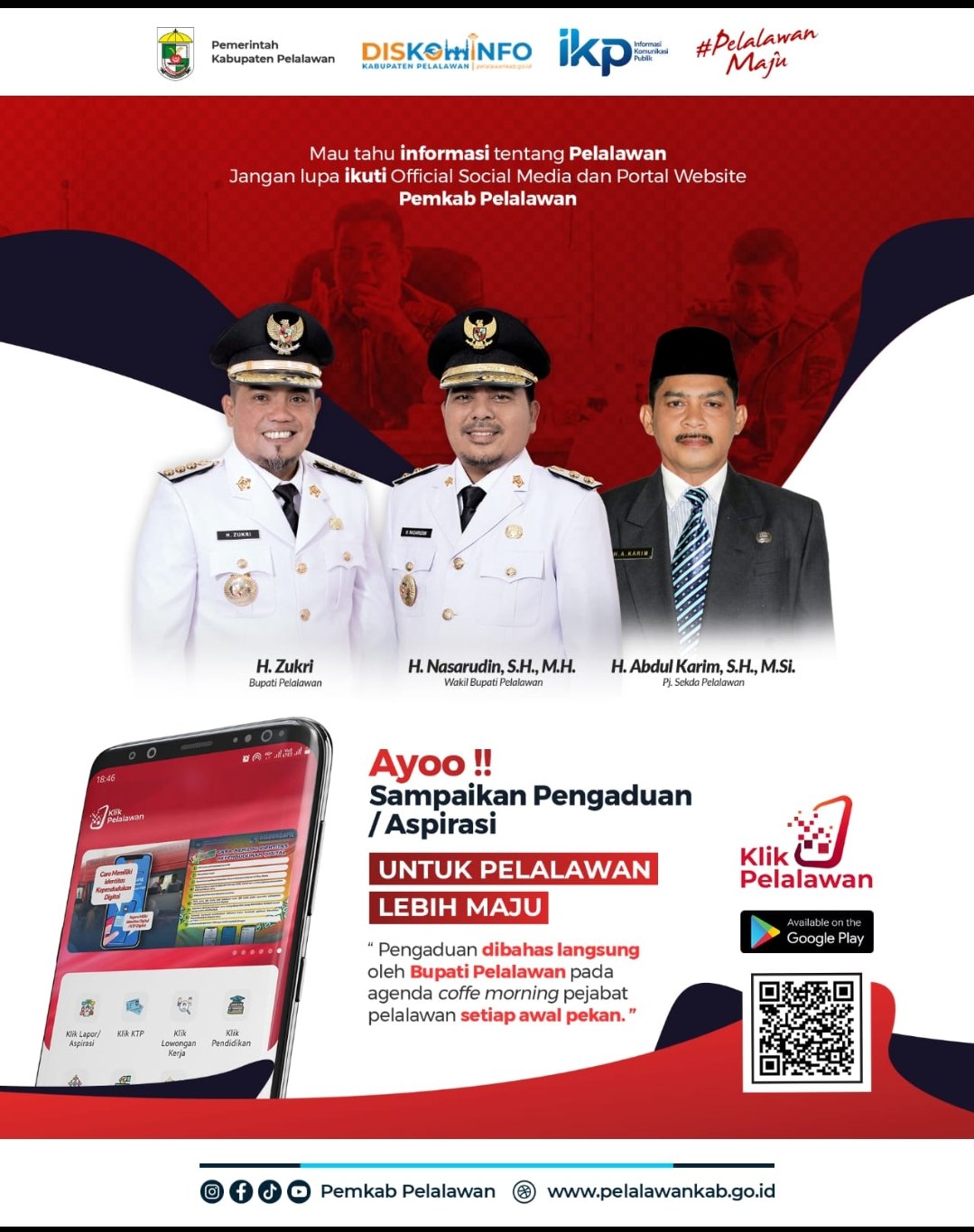 Sedao sudah tau aplikasi Klik Pelalawan