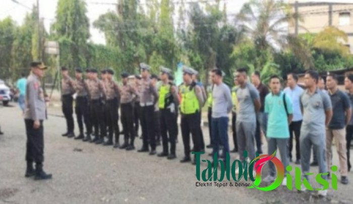 Polres Kuansing Gelar Apel Pengamanan Deklarasi Pemilu DamaiÂ 