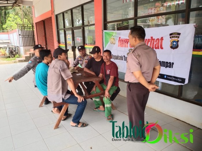 Polsek Tapung Hulu Responsif Dengarkan Keluh Kesah Warga