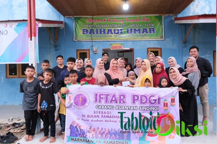 PDGI Cabang Kuansing Santuni Panti Asuhan Baihaqi Umar Beringin Teluk kuantan
