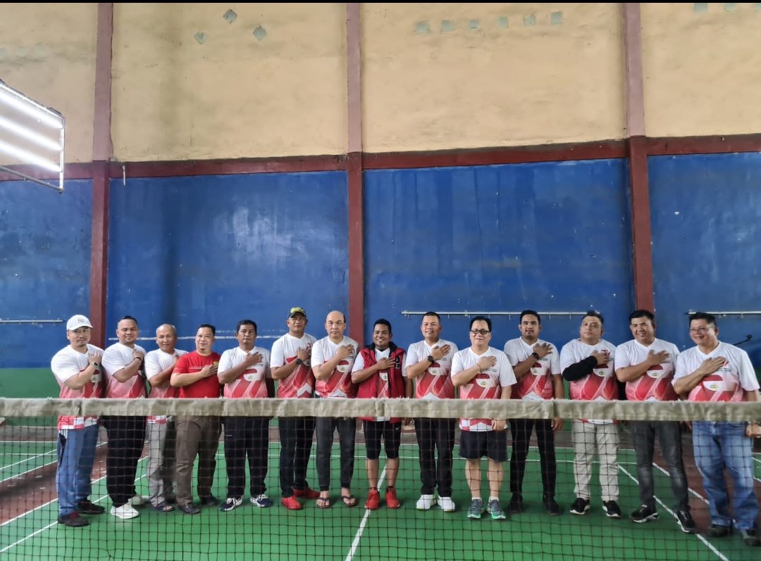 H Zukri S E Buka Turnamen Bulu Tangkis Kapolres Cup dalam Rangka HUT Bhayangkara ke-77