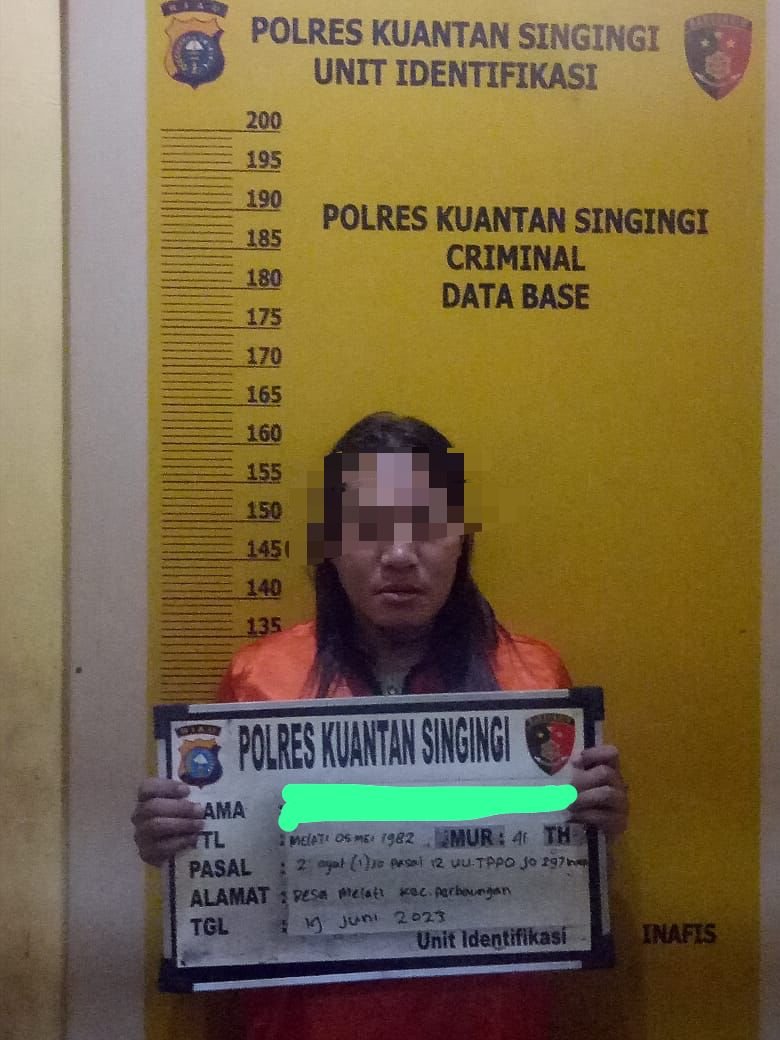 Diduga jual anak di bawah umur, Waria di Kuansing di bekuk Polres KuansingÂ 