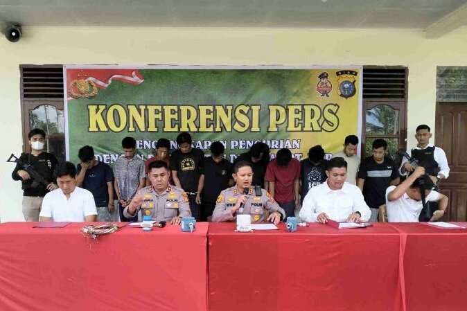Pelaku Pencurian Milik PT PHR Diringkus Tim Gabungan Kepolisian MandauÂ 