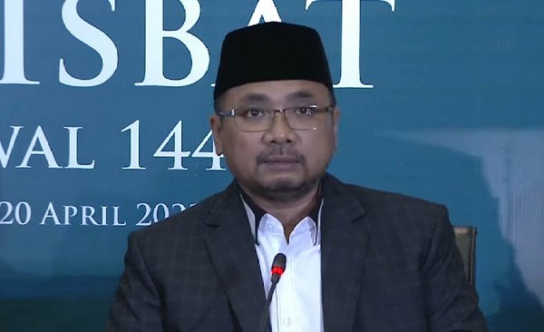 Sah!! Idul Fitri 1444 Hijriah Jatuh pada Sabtu, Ini Pesan Menteri Agama