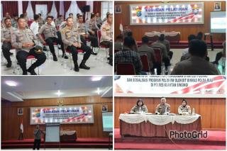 Program Polisi RW,Jajaran Polres Kuansing Mengikuti Training of Trainer Oleh Ditbinmas Polda Riau