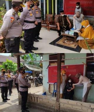 Kapolres Kuansing cek pelaksanaan Vaksinasi Keliling, warga : Terima kasih pak Polisi,