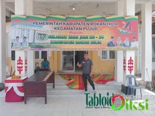 Pujud Siap Sambut Hari Jadi ke-24 Kabupaten Rohil