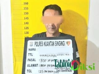 Panggil Melalui Telepon dan Kooperatif Pelaku Tinju Karena Tagih Utang Kayu di Tahan