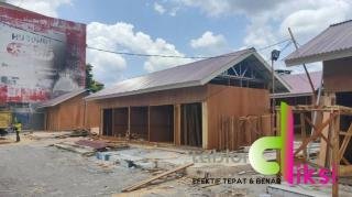 Upaya Pemko Pekanbaru Sediakan Kios Sementara Pembangunan Capai 80%