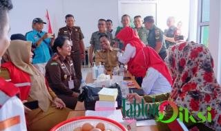 Wabub Rohil Jadi Peserta Donor Darah Bakti Sosial Ditaja Kejari