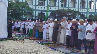 Berikan Rasa Aman dan Nyaman, Polres Kuansing Siagakan Personil PAM Sholat Idul Fitri 1444 H/ Tahun 2023 Muhammadiyah