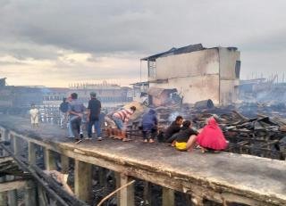 Kebakaran Hebat di Rohil Tewaskan Tiga Orang