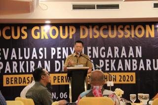 Indra Pomi Berharap Focus Group Discussion Dapat Meningkatkan Kemajuan Perparkiran 