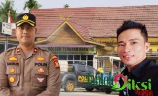 Kendati di Nilai Berita Miring! Kapolsek Tenayan Raya Ucap Terimakasih Direspon Positif KEND ZAI