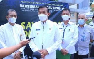 Pemko Targetkan Vaksinasi Seratus Ribu Warga Dalam Satu Bulan