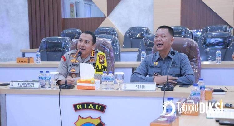 Sekdako dan Polresta Bahas Persiapan Personil di TPS