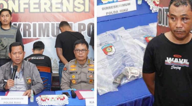 Tim Gabungan Polda Riau dan Sumbar Ringkus Perampok Sadis