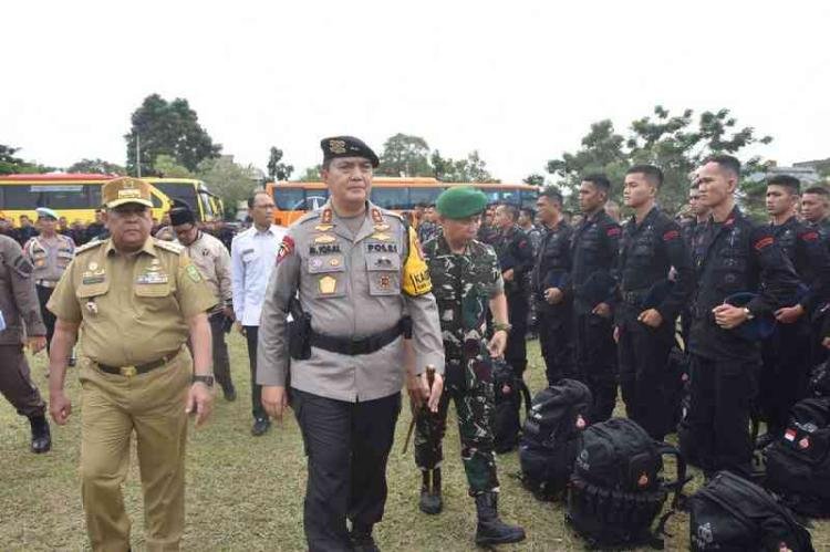 420 Personel Brimob Riau Dikerahkan BKO Pengamanan TPS