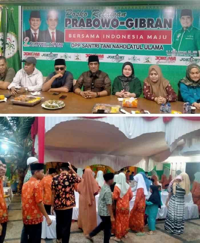 Meriahkan Pesta Demokrasi, HT Rusli Ahmad Gelar Makan Gratis dan Syukuran Anak Yatim