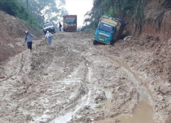 Jalan di Rengat Telan Korban 