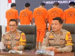 Januari, Polres Inhil Libas Belasan Pelaku Bisnis Narkoba 