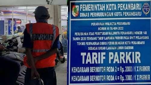 Parkir Dini Hari Dikutip, Masyarakat Pekanbaru Risih dan Desak Aturan Batasan Jam