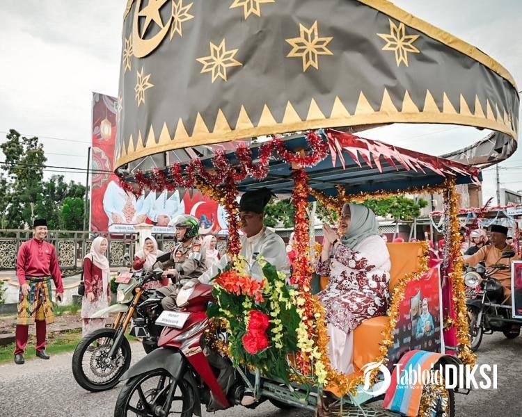 Tiba di Bengkalis Piala Adipura Kota Kecil Terbersih, Diarak Keliling