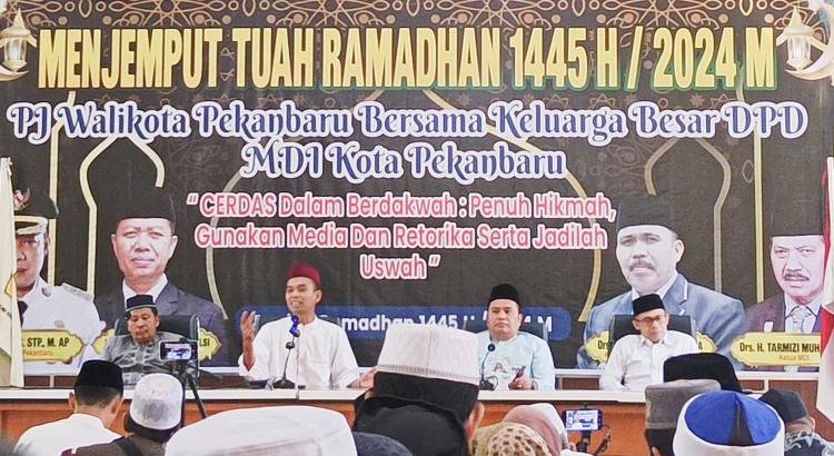 MDI Pekanbaru Rutin Gelar Kajian Ilmiah Ramadhan 1445 H 