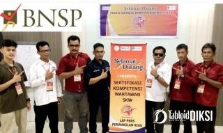 LSP Pers Riau Gelar SKW, 6 Orang Dinyatakan Kompeten