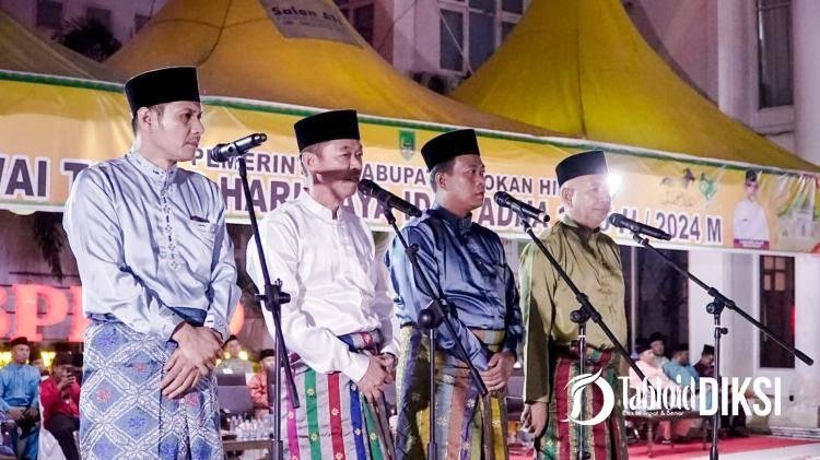 Bupati dan Wabub Rohil Lepas 54 Peserta Pawai Takbir Idul Adha