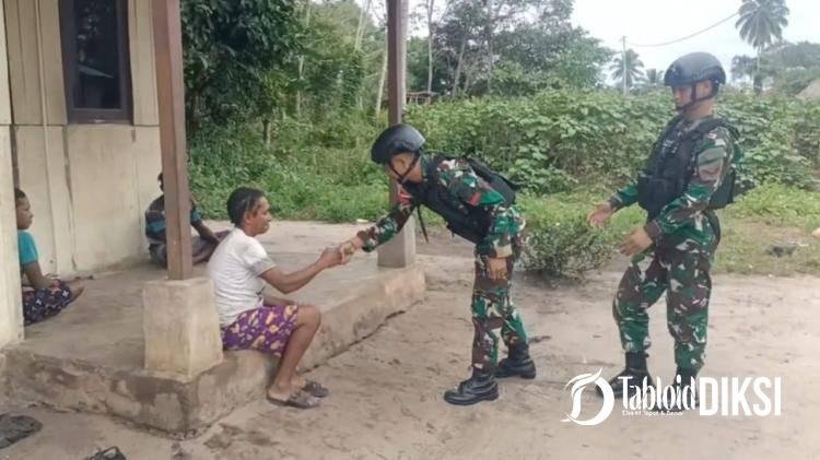 Patroli Simpatik dan Sapa Warga di Kampung Wonggi