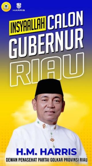 HM Harris Mantap Maju Calon Gubernur Riau 2024