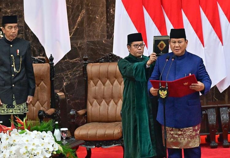 Pelantikan Presiden RI Prabowo Subianto dan Wakil Presiden RI Gibran Rakabuming