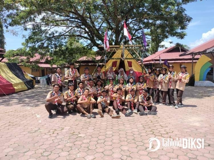 Gudep SMK M Yunus Pujud Bawa 4 Piala Pulang, Ikuti Giat Kemah Persahabatan